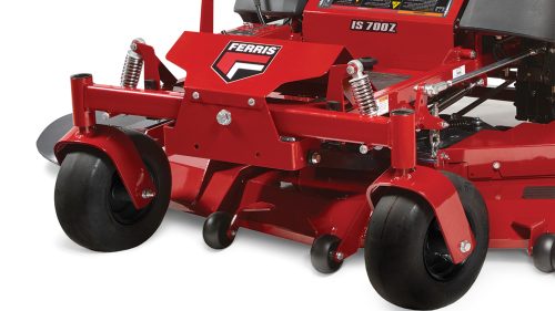 Ferris Zero Turn Mower IS700 front suspension and front end view