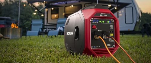 Honda EU32 Generator at the camp site